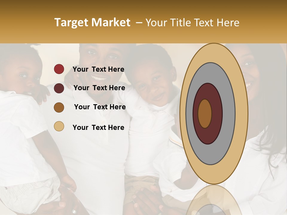 A Group Of People Posing For A Picture PowerPoint Template