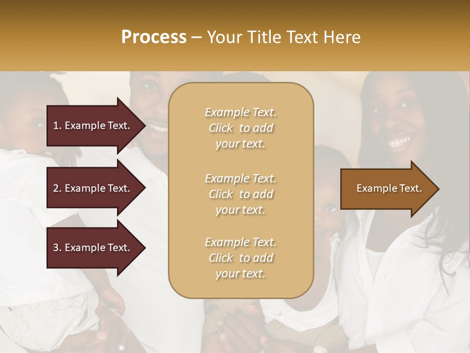 A Group Of People Posing For A Picture PowerPoint Template