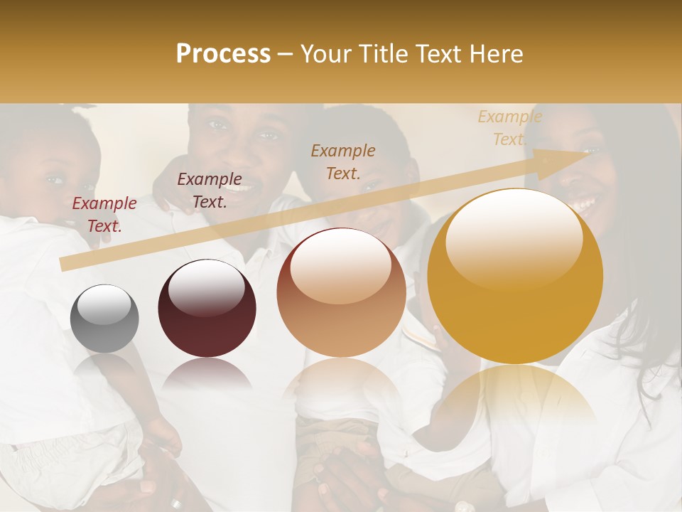 A Group Of People Posing For A Picture PowerPoint Template