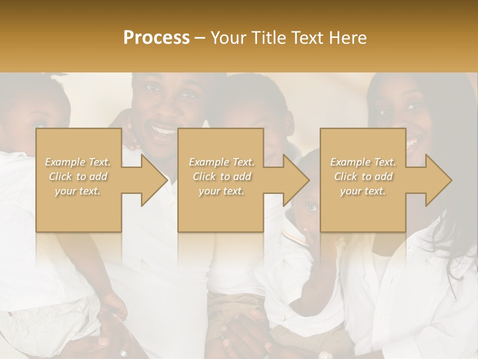 A Group Of People Posing For A Picture PowerPoint Template