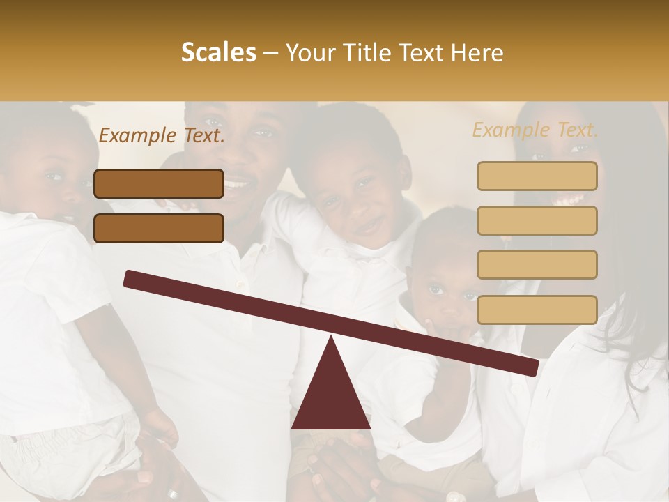 A Group Of People Posing For A Picture PowerPoint Template