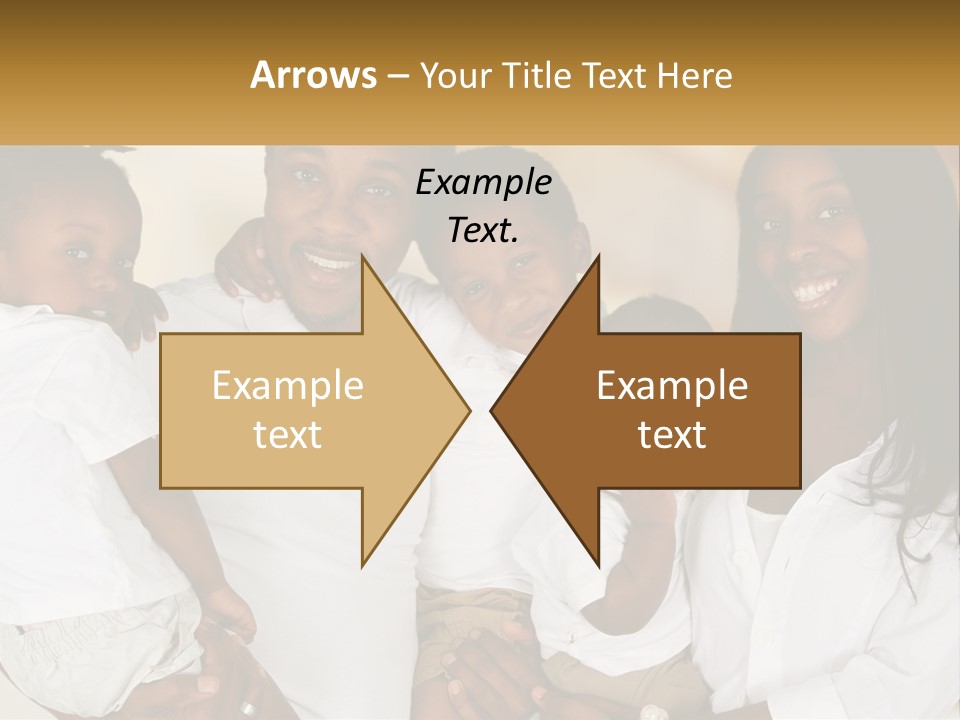 A Group Of People Posing For A Picture PowerPoint Template