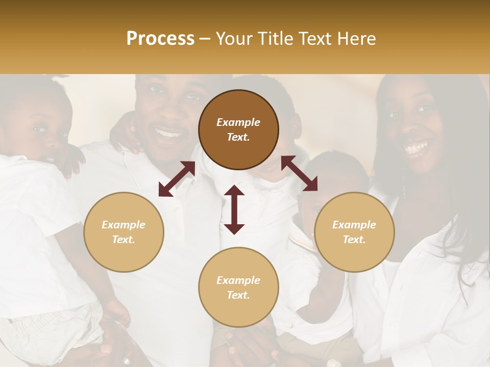 A Group Of People Posing For A Picture PowerPoint Template