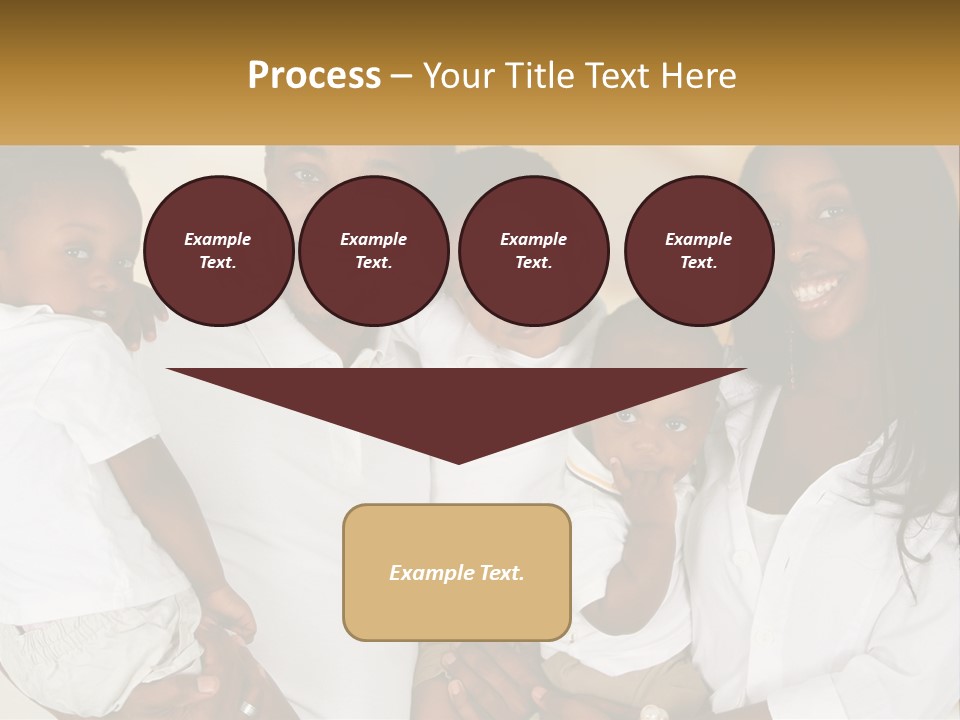 A Group Of People Posing For A Picture PowerPoint Template