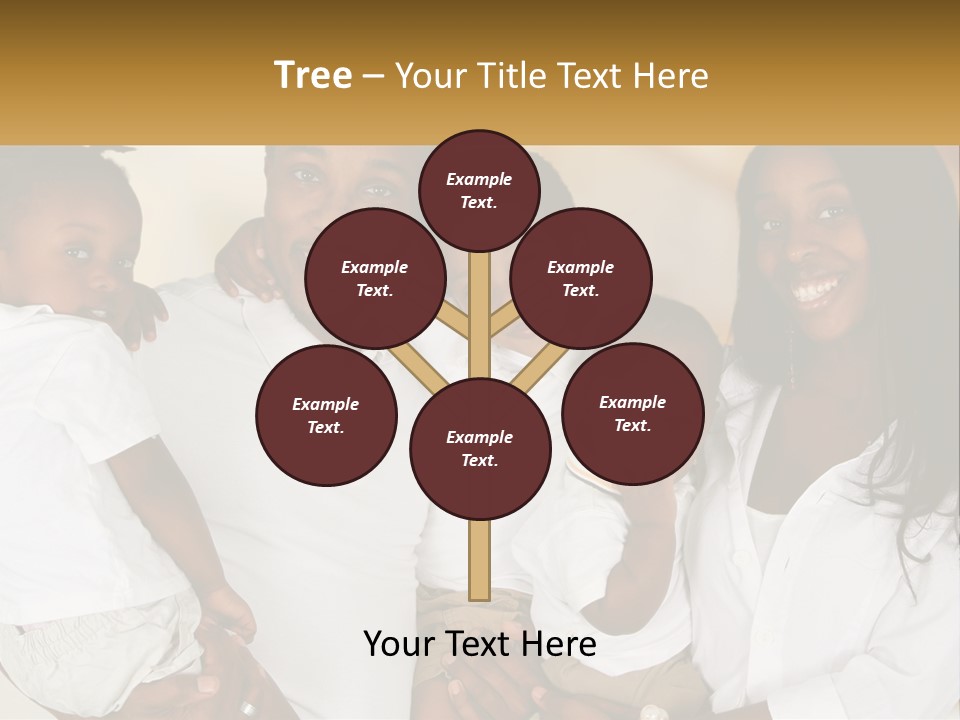 A Group Of People Posing For A Picture PowerPoint Template