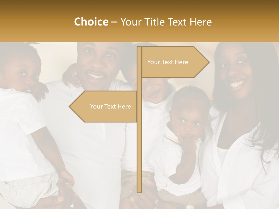 A Group Of People Posing For A Picture PowerPoint Template