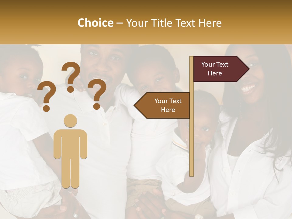 A Group Of People Posing For A Picture PowerPoint Template