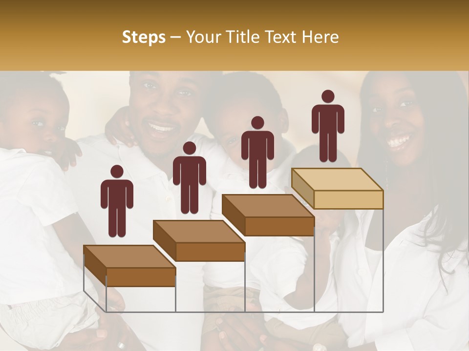 A Group Of People Posing For A Picture PowerPoint Template