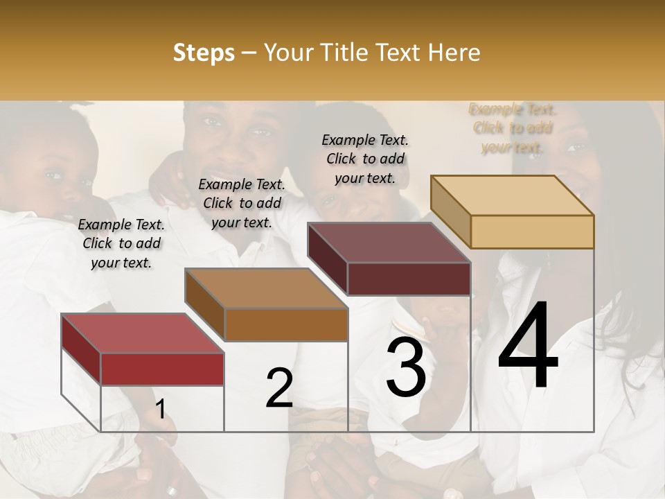 A Group Of People Posing For A Picture PowerPoint Template