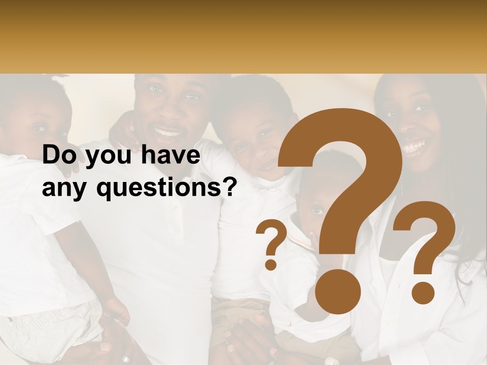 A Group Of People Posing For A Picture PowerPoint Template