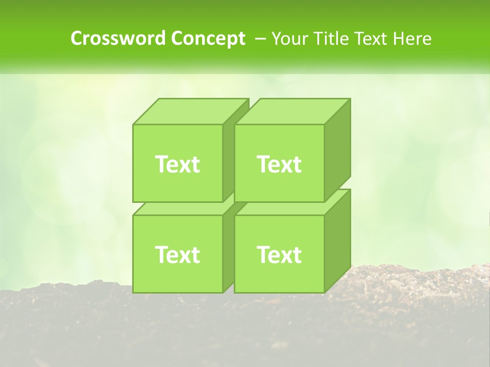 A Pile Of Coins With A Plant Growing Out Of It PowerPoint Template