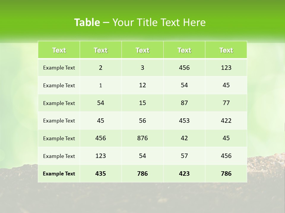 A Pile Of Coins With A Plant Growing Out Of It PowerPoint Template