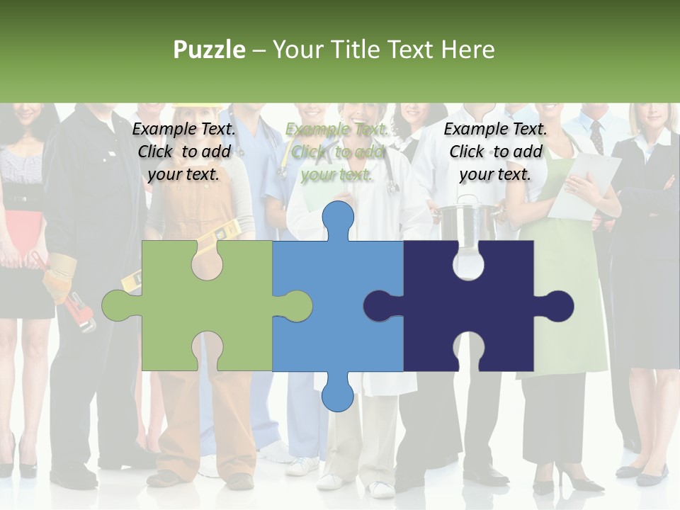 A Group Of People Standing Next To Each Other PowerPoint Template