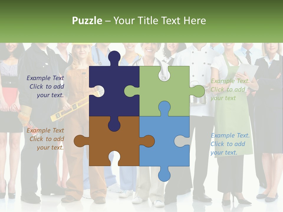 A Group Of People Standing Next To Each Other PowerPoint Template