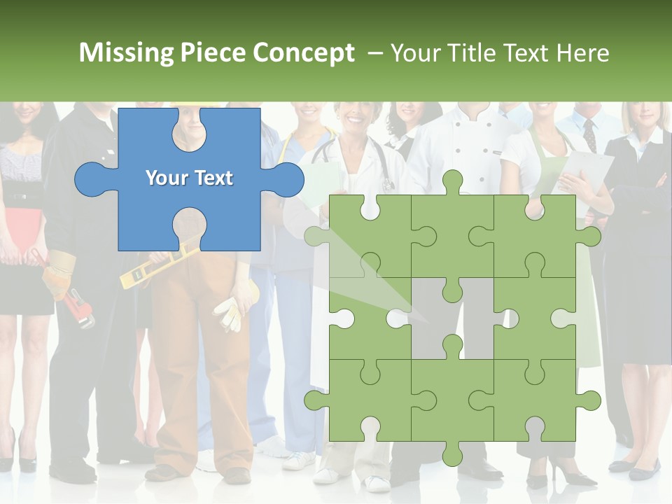 A Group Of People Standing Next To Each Other PowerPoint Template