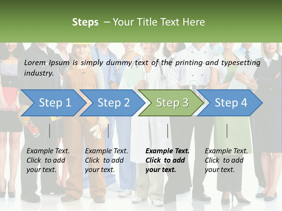A Group Of People Standing Next To Each Other PowerPoint Template