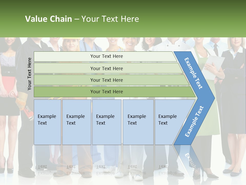 A Group Of People Standing Next To Each Other PowerPoint Template