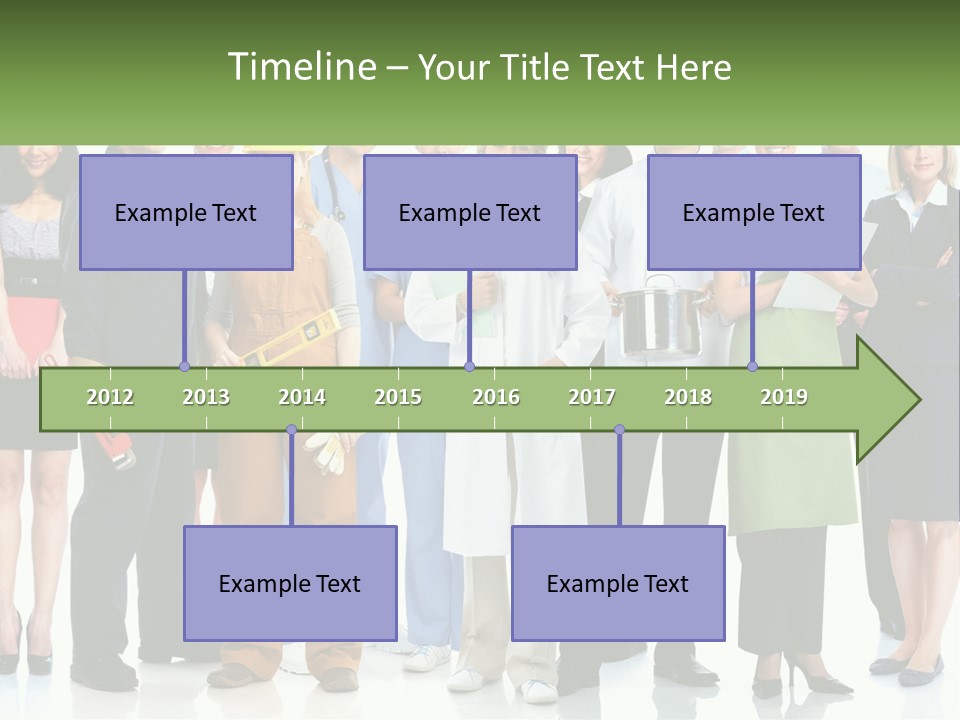 A Group Of People Standing Next To Each Other PowerPoint Template