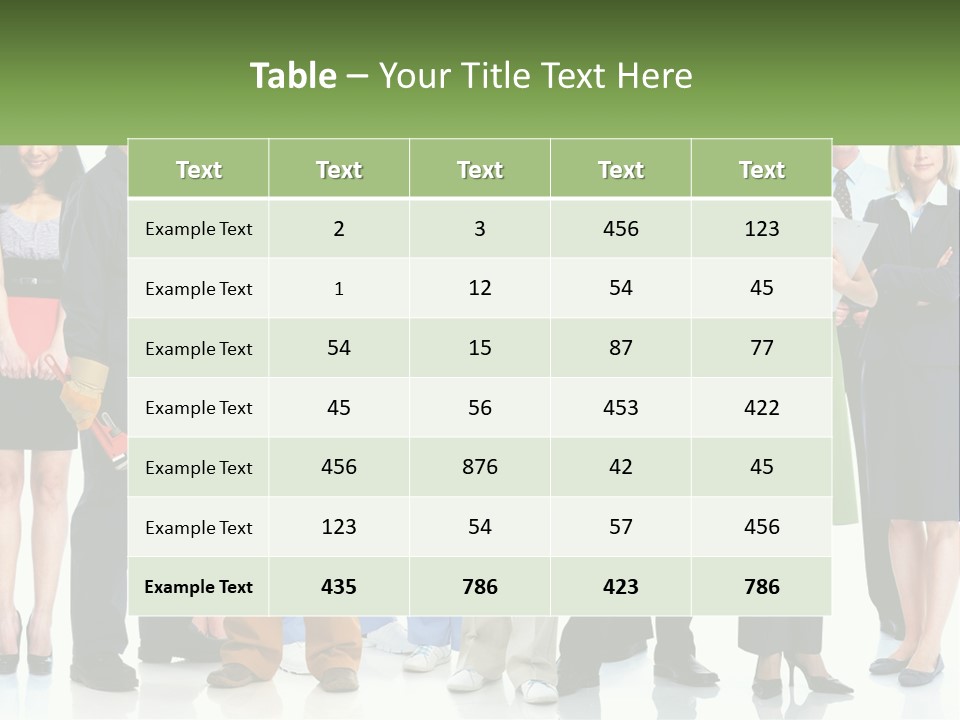 A Group Of People Standing Next To Each Other PowerPoint Template