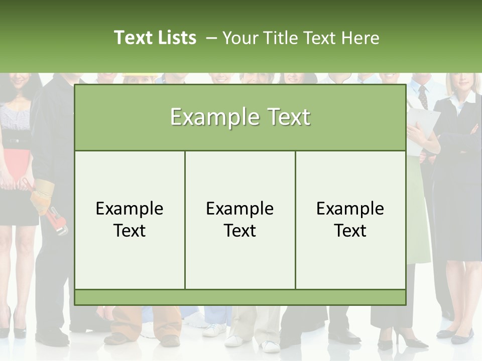 A Group Of People Standing Next To Each Other PowerPoint Template