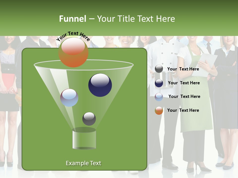 A Group Of People Standing Next To Each Other PowerPoint Template