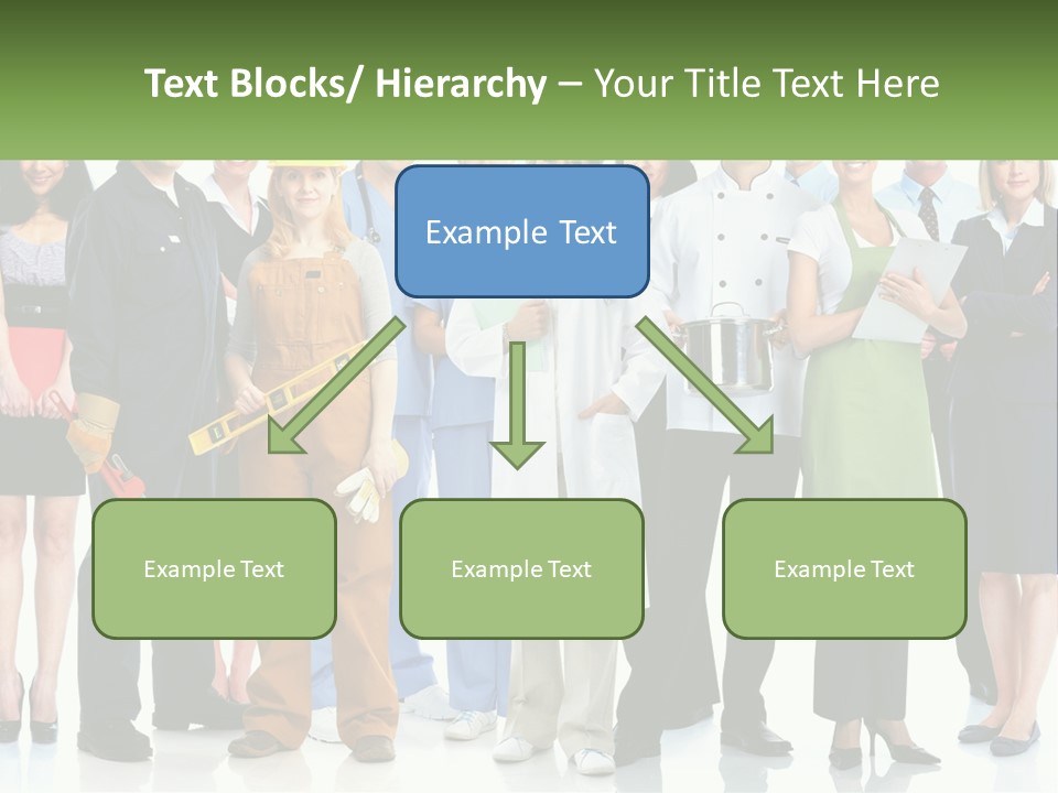 A Group Of People Standing Next To Each Other PowerPoint Template
