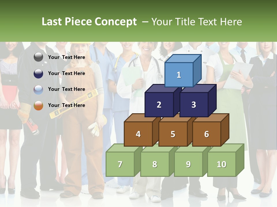 A Group Of People Standing Next To Each Other PowerPoint Template