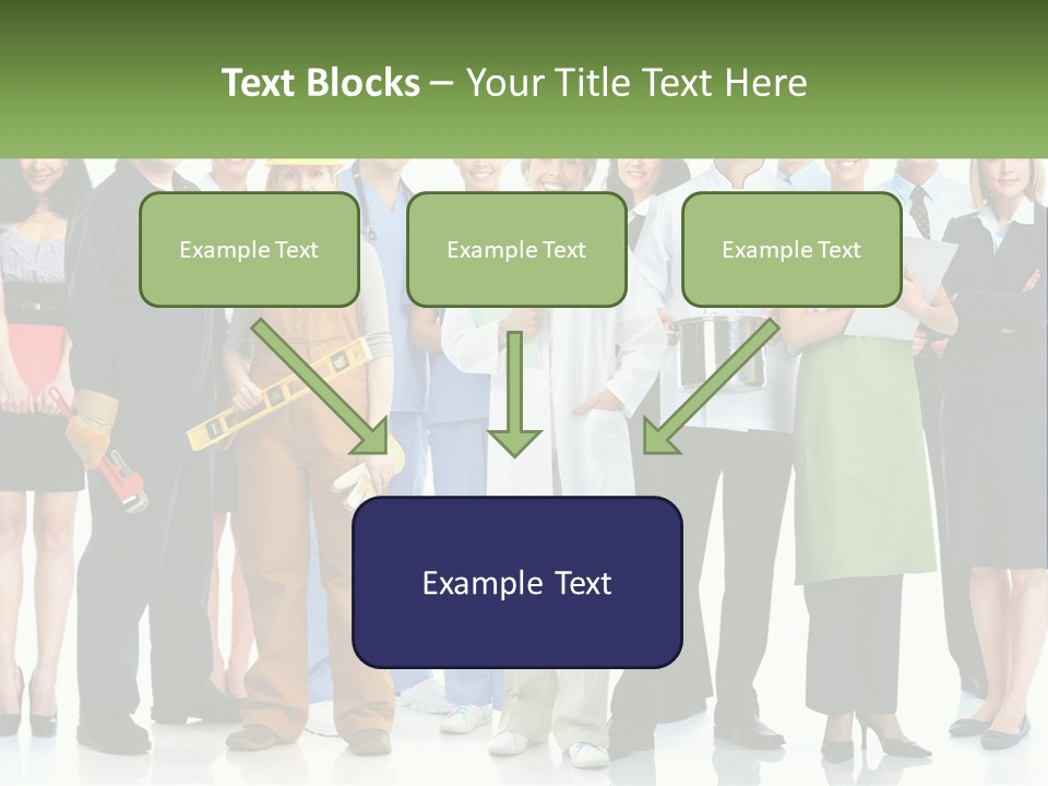 A Group Of People Standing Next To Each Other PowerPoint Template
