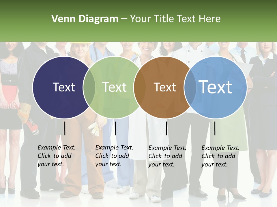 A Group Of People Standing Next To Each Other PowerPoint Template