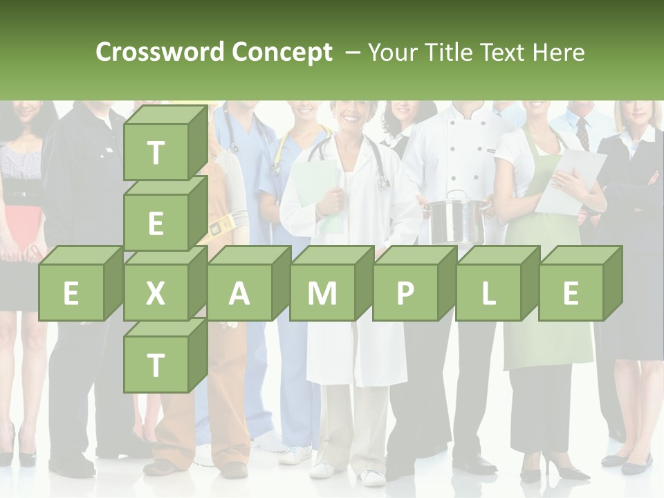 A Group Of People Standing Next To Each Other PowerPoint Template