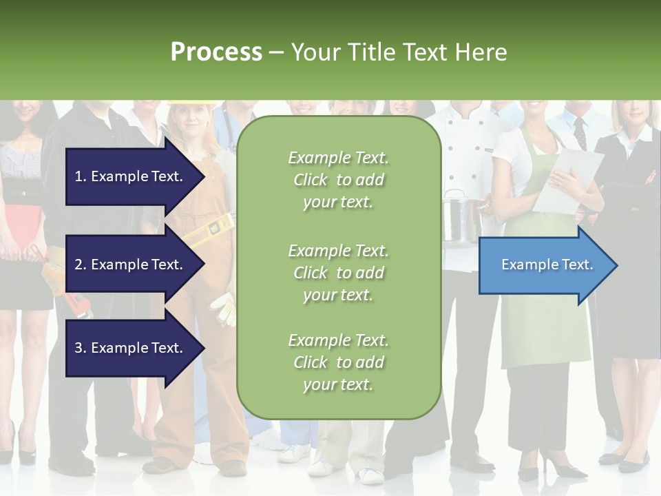 A Group Of People Standing Next To Each Other PowerPoint Template