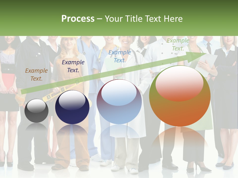 A Group Of People Standing Next To Each Other PowerPoint Template