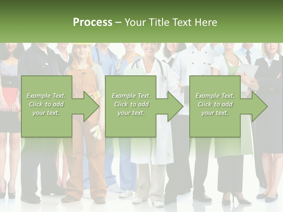 A Group Of People Standing Next To Each Other PowerPoint Template
