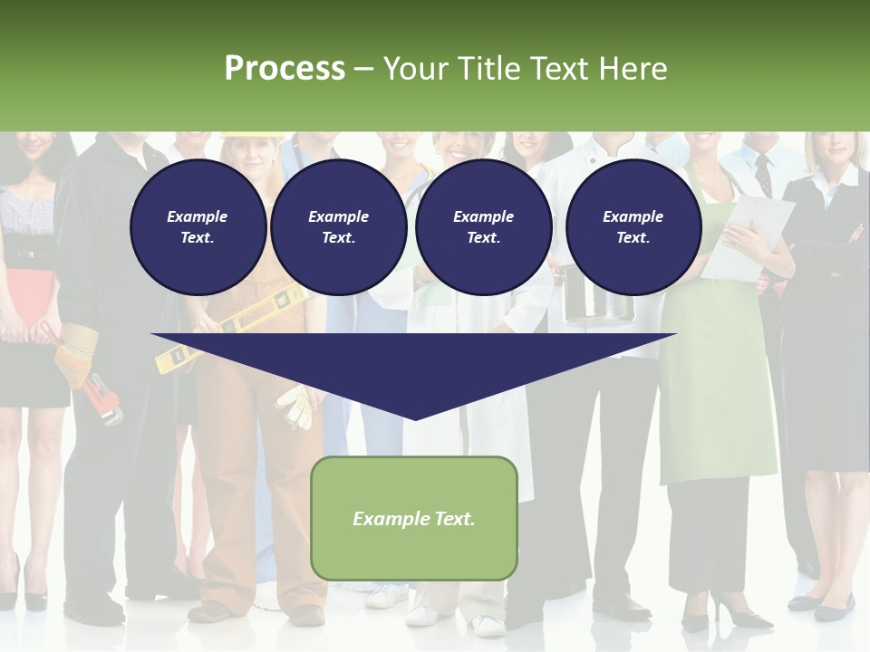 A Group Of People Standing Next To Each Other PowerPoint Template