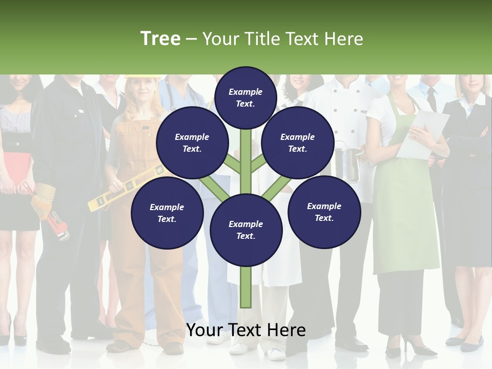 A Group Of People Standing Next To Each Other PowerPoint Template