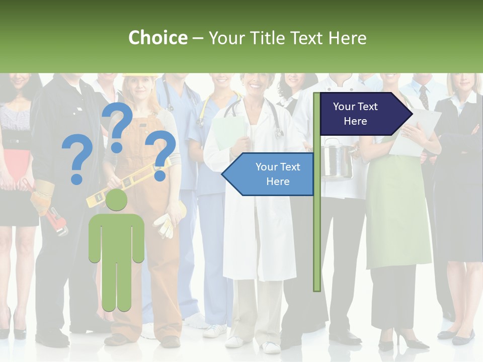 A Group Of People Standing Next To Each Other PowerPoint Template