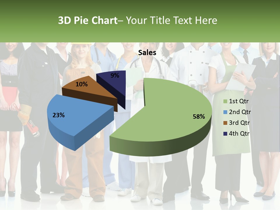 A Group Of People Standing Next To Each Other PowerPoint Template