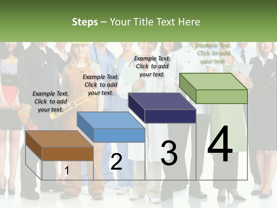 A Group Of People Standing Next To Each Other PowerPoint Template