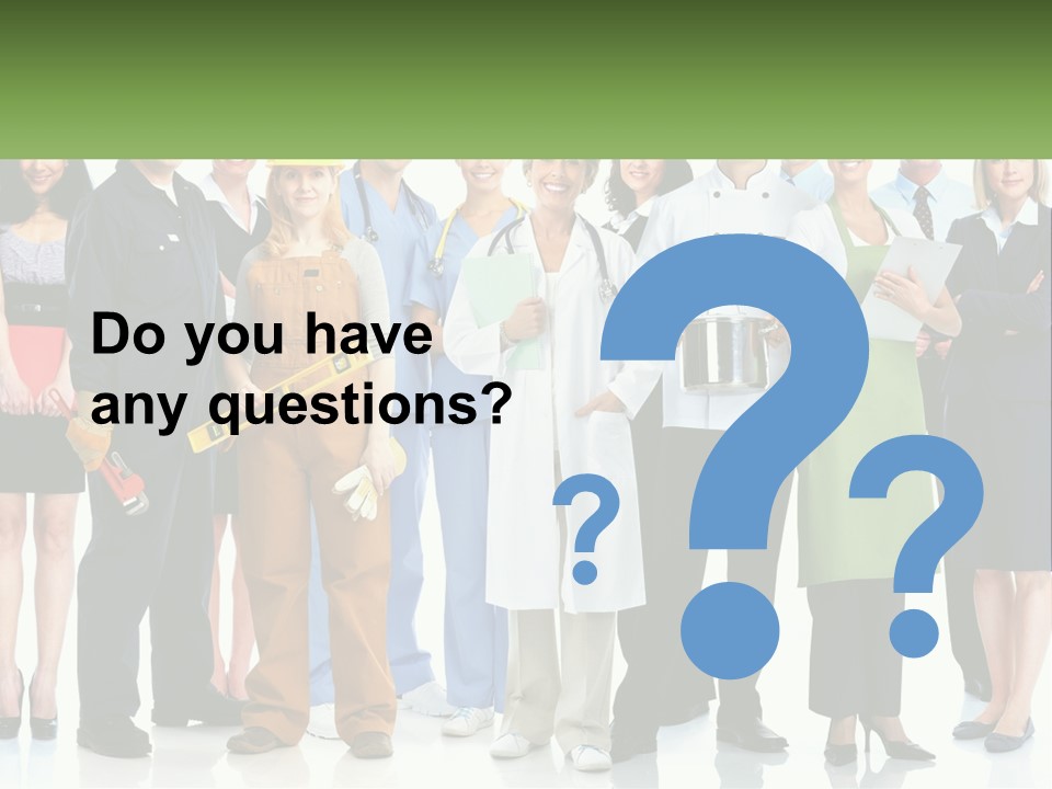 A Group Of People Standing Next To Each Other PowerPoint Template