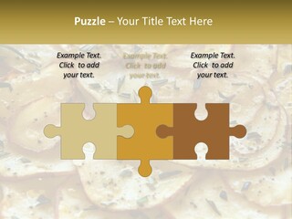 A Close Up Of A Plate Of Food With Potatoes PowerPoint Template