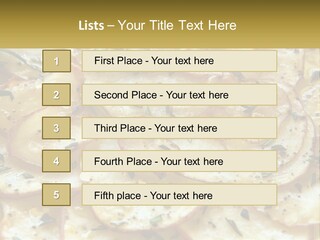 A Close Up Of A Plate Of Food With Potatoes PowerPoint Template