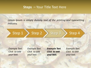 A Close Up Of A Plate Of Food With Potatoes PowerPoint Template