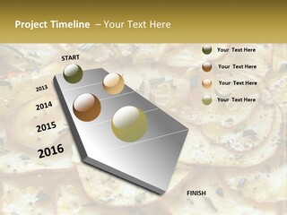 A Close Up Of A Plate Of Food With Potatoes PowerPoint Template