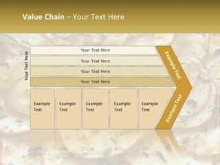 A Close Up Of A Plate Of Food With Potatoes PowerPoint Template