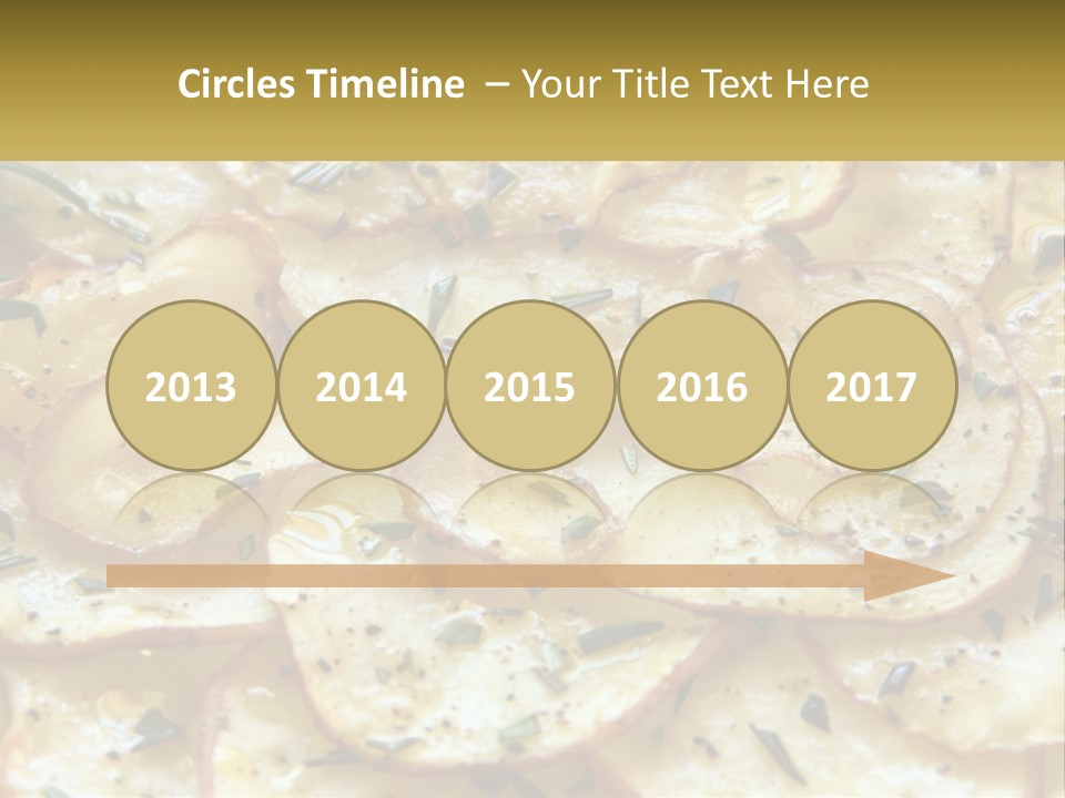 A Close Up Of A Plate Of Food With Potatoes PowerPoint Template