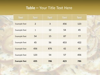 A Close Up Of A Plate Of Food With Potatoes PowerPoint Template