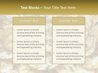 A Close Up Of A Plate Of Food With Potatoes PowerPoint Template