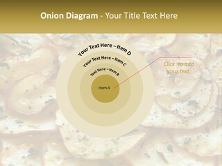 A Close Up Of A Plate Of Food With Potatoes PowerPoint Template