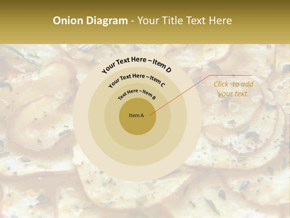 A Close Up Of A Plate Of Food With Potatoes PowerPoint Template
