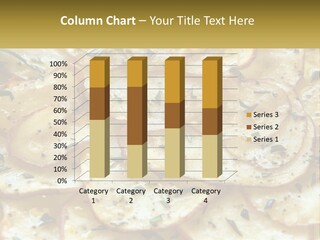 A Close Up Of A Plate Of Food With Potatoes PowerPoint Template